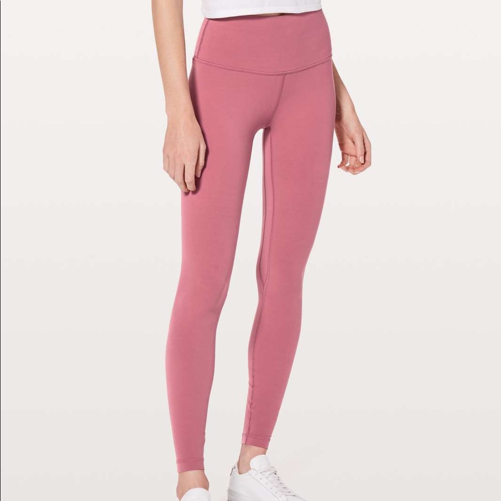 Lululemon Align Pant 25” in Miss Rose